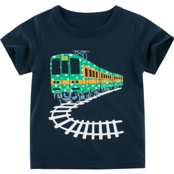 Toddler Cotton Bus Shirt - Image 6