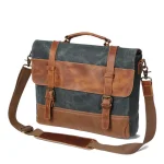 Canvas Messenger Bag for Men - Image 7