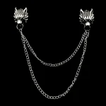 Man Suit Shirt Collar Lapel Pin Brooch Dragon Badge Retro Pins Wedding Dress Party - Image 6