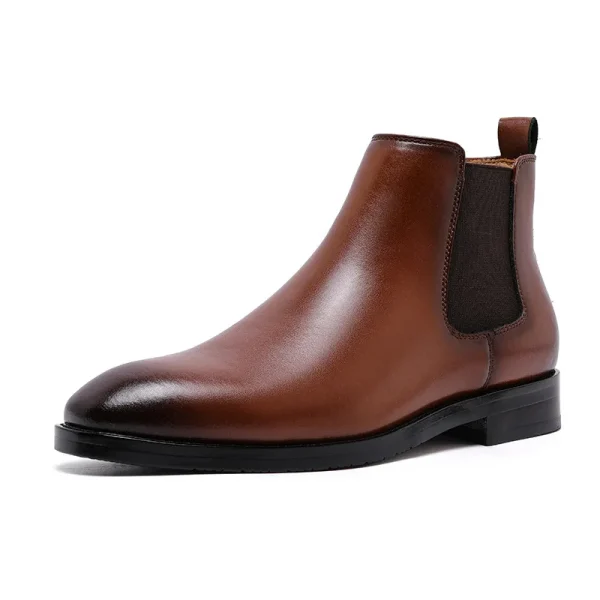 Retro Handmade Shoes for Gentlemen Men's Boots - Image 8