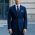 High Quality Custom Size Color Luxury MTM Business Suits Custom Tailored Men's Blazer with Breathable Viscose Polyester Fabric - Image 9