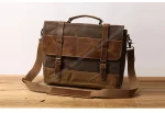 Canvas Messenger Bag for Men - Image 13