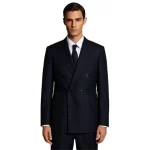 High Quality Custom Size Color Luxury MTM Business Suits Custom Tailored Men's Blazer with Breathable Viscose Polyester Fabric - Image 8