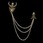 Man Suit Shirt Collar Lapel Pin Brooch Dragon Badge Retro Pins Wedding Dress Party - Image 18