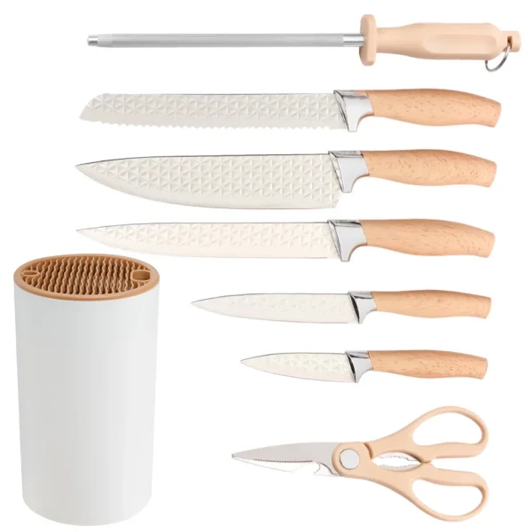 Japanese Style 7 PCS Kitchen Knife Set - Image 5