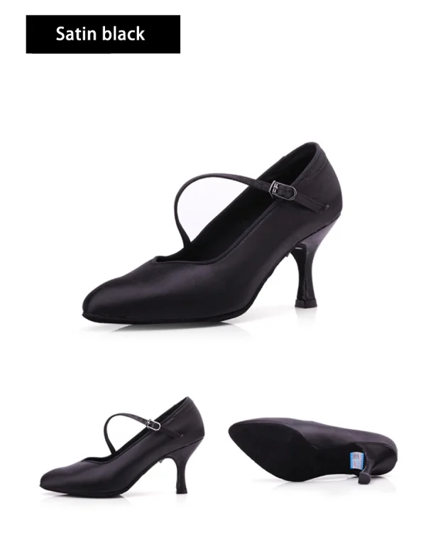 Satin dance shoes - Image 42