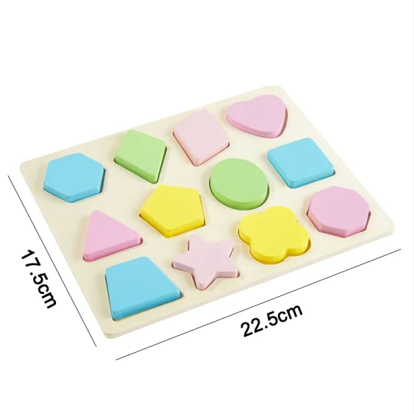 Montessori 3D Wooden Puzzle & Learning Set - Image 18
