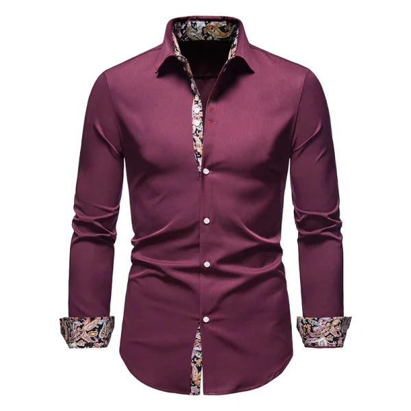 Printed business shirt - Image 4
