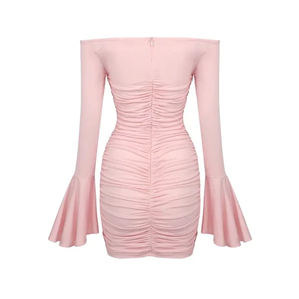 LS2386 Kimshein Fashion Womens Fashion Streetwear Dress Long Sleeve Flower Dress Sexy Women Dresses Clothing - Image 6