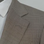 HARCHOY Plaid Single Adhesive Breasted Flat Lapel Slim Fit Ready Wear Formal Suit's Buckle blazer Man Suit for Men - Image 5