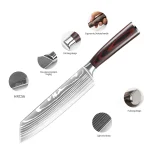 Japanese Style 8 PCS Kitchen Knife Set - Image 5