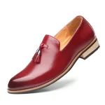 Dress Shoes Made Tassel Men's Loafers  Pure Shoe For Men