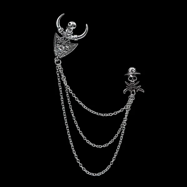 Man Suit Shirt Collar Lapel Pin Brooch Dragon Badge Retro Pins Wedding Dress Party - Image 19