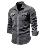 Corduroy dress shirt - Image 16