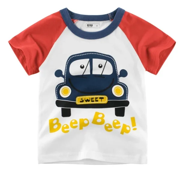 Toddler Cotton Bus Shirt - Image 4