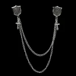 Man Suit Shirt Collar Lapel Pin Brooch Dragon Badge Retro Pins Wedding Dress Party - Image 13