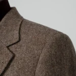 HARCHOY Brown Single Breasted Flat Lapel Collar 100 Wool Tailored Suit Turkey Suit for Men blazer Man Suit Wholesale - Image 3