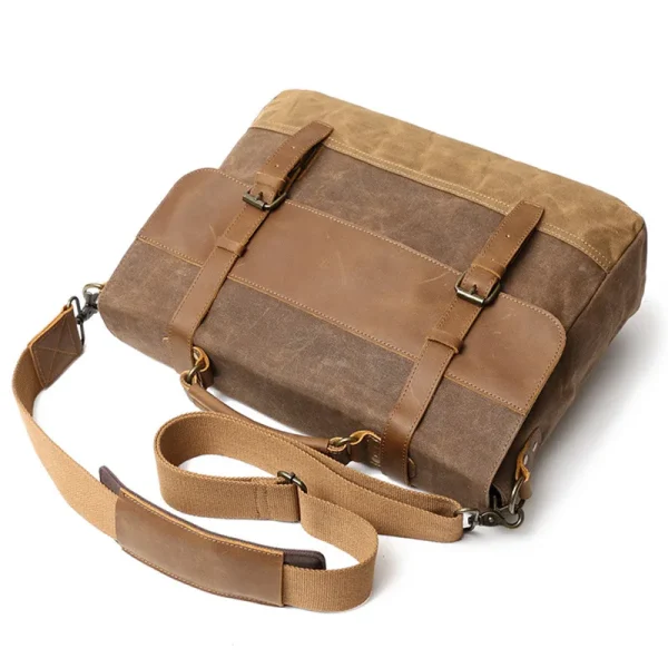 Canvas Messenger Bag for Men - Image 4
