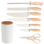 Japanese Style 7 PCS Kitchen Knife Set - Image 10