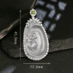 S925 Sterling Silver Cubic Zirconia Pendant Charms - Image 2