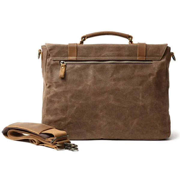 Canvas Messenger Bag for Men - Image 5