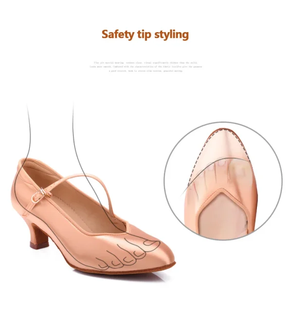 Satin dance shoes - Image 45