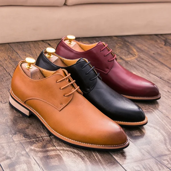 classic lace-up dress shoe, - Image 6