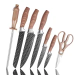 Japanese Style 7 PCS Kitchen Knife Set - Image 9