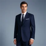 High Quality Custom Size Color Luxury MTM Business Suits Custom Tailored Men's Blazer with Breathable Viscose Polyester Fabric - Image 2