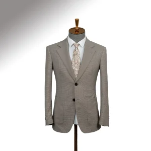 HARCHOY Plaid Single Adhesive Breasted Flat Lapel Slim Fit Ready Wear Formal Suit's Buckle blazer Man Suit for Men