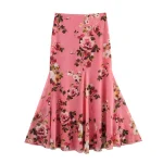 MYST&ZA Spring/Summer Printed Tulle Skirt