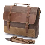 Canvas Messenger Bag for Men
