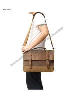 Canvas Messenger Bag for Men - Image 18