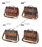 Canvas Messenger Bag for Men - Image 17