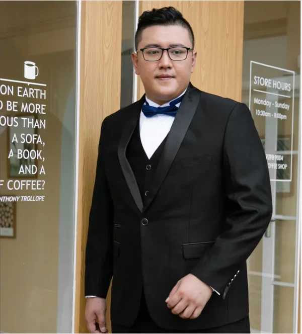 Custom Men Suits 3 Pieces Large Size Men's Wedding  Fashion Groom Set Best Man Suit Wedding Dress - Image 6
