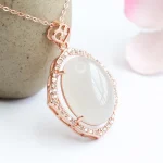 2026 S925 Silver "Smokey" Hetian Jade Pendant (S2042302) - Image 5