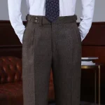 Mtm Made to Measure Custom Men's Italian 3 Piece Suit Jacket 100% Wool Fabric Mens Suit - Image 2