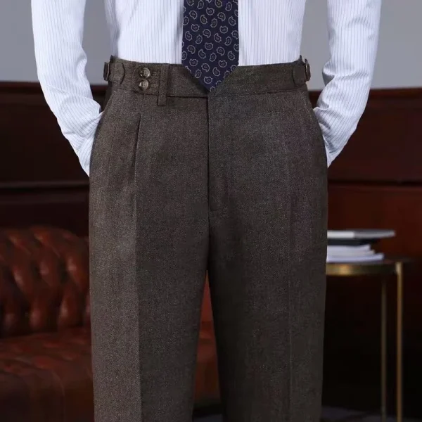 Mtm Made to Measure Custom Men's Italian 3 Piece Suit Jacket 100% Wool Fabric Mens Suit - Image 2