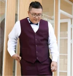 Custom Men Suits 3 Pieces Large Size Men's Wedding  Fashion Groom Set Best Man Suit Wedding Dress - Image 5