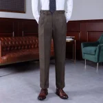 Mtm Made to Measure Custom Men's Italian 3 Piece Suit Jacket 100% Wool Fabric Mens Suit - Image 3