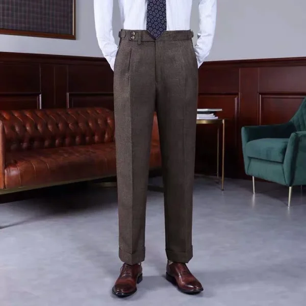 Mtm Made to Measure Custom Men's Italian 3 Piece Suit Jacket 100% Wool Fabric Mens Suit - Image 3