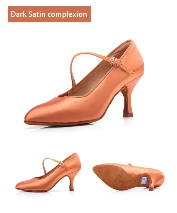 Satin dance shoes - Image 41