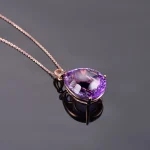 JoiasHome 925 Silver Purple Amethyst Jewelry Set - Image 5
