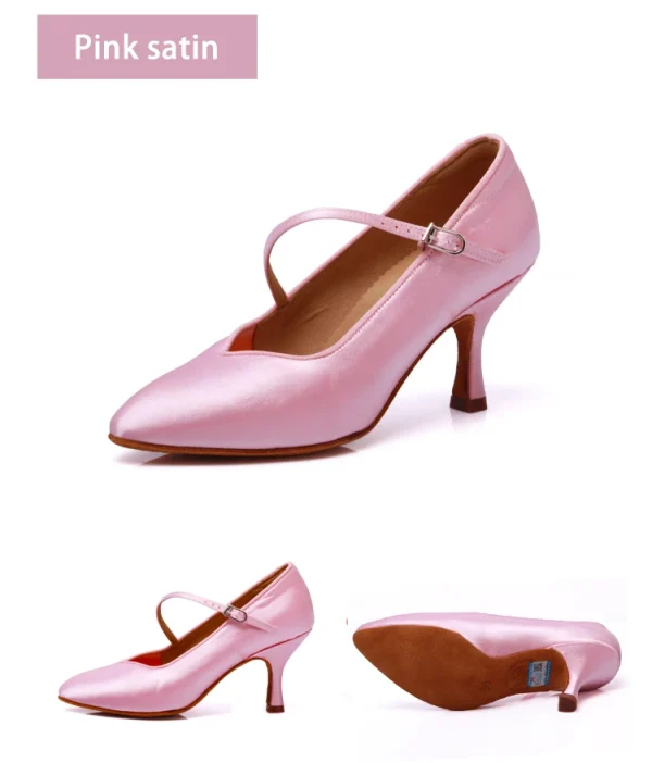 Satin dance shoes - Image 40