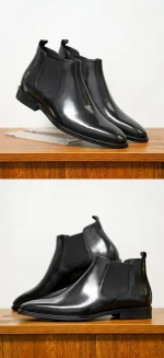 Classic Pointed Toe Ankle Boots - Image 13