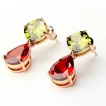 LUOTEEMI Water Drop Zircon Earrings - Image 8