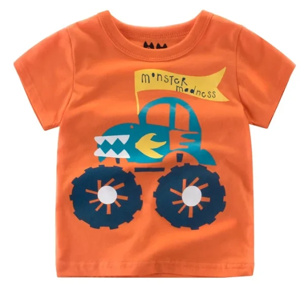 Toddler Cotton Bus Shirt - Image 5