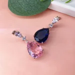 Wholesale Nature-Inspired Mismatched Teardrop Earrings - Image 4