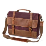 Canvas Messenger Bag for Men - Image 10