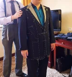 Mtm Made to Measure Custom Men's Italian 3 Piece Suit Jacket 100% Wool Fabric Mens Suit - Image 11